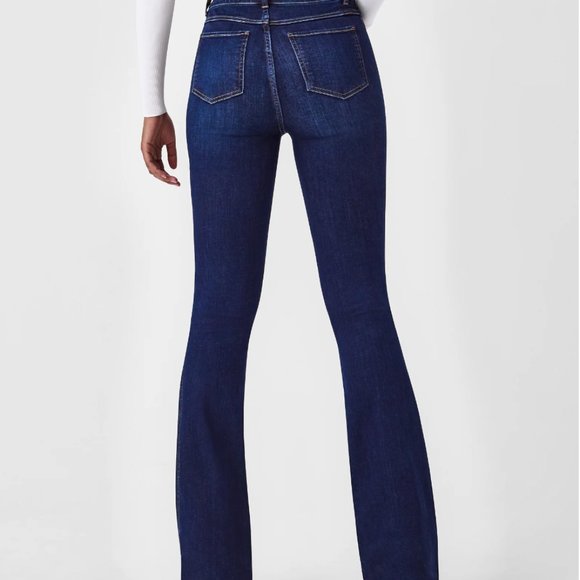 SPANX FLARE JEANS IN MIDNIGHT SHADE, NWT - Picture 3 of 3